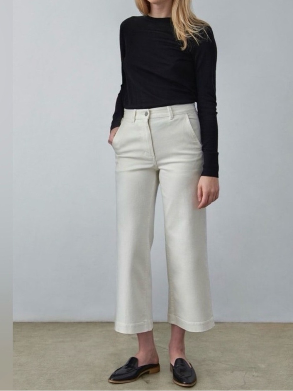 Everlane Cropped Straight Short Jean